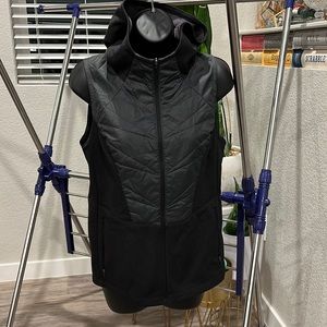 Women’s North Face Hooded Vest. Worn once